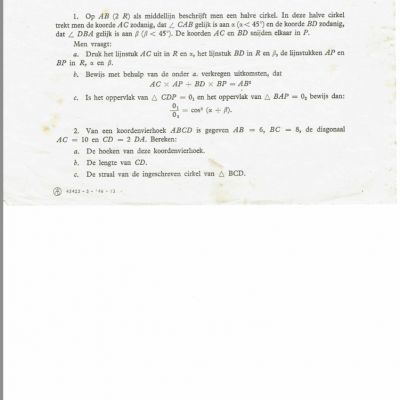 Wilko van Koldam - Examens 194600009