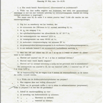 Wilko van Koldam - Examens 194600011